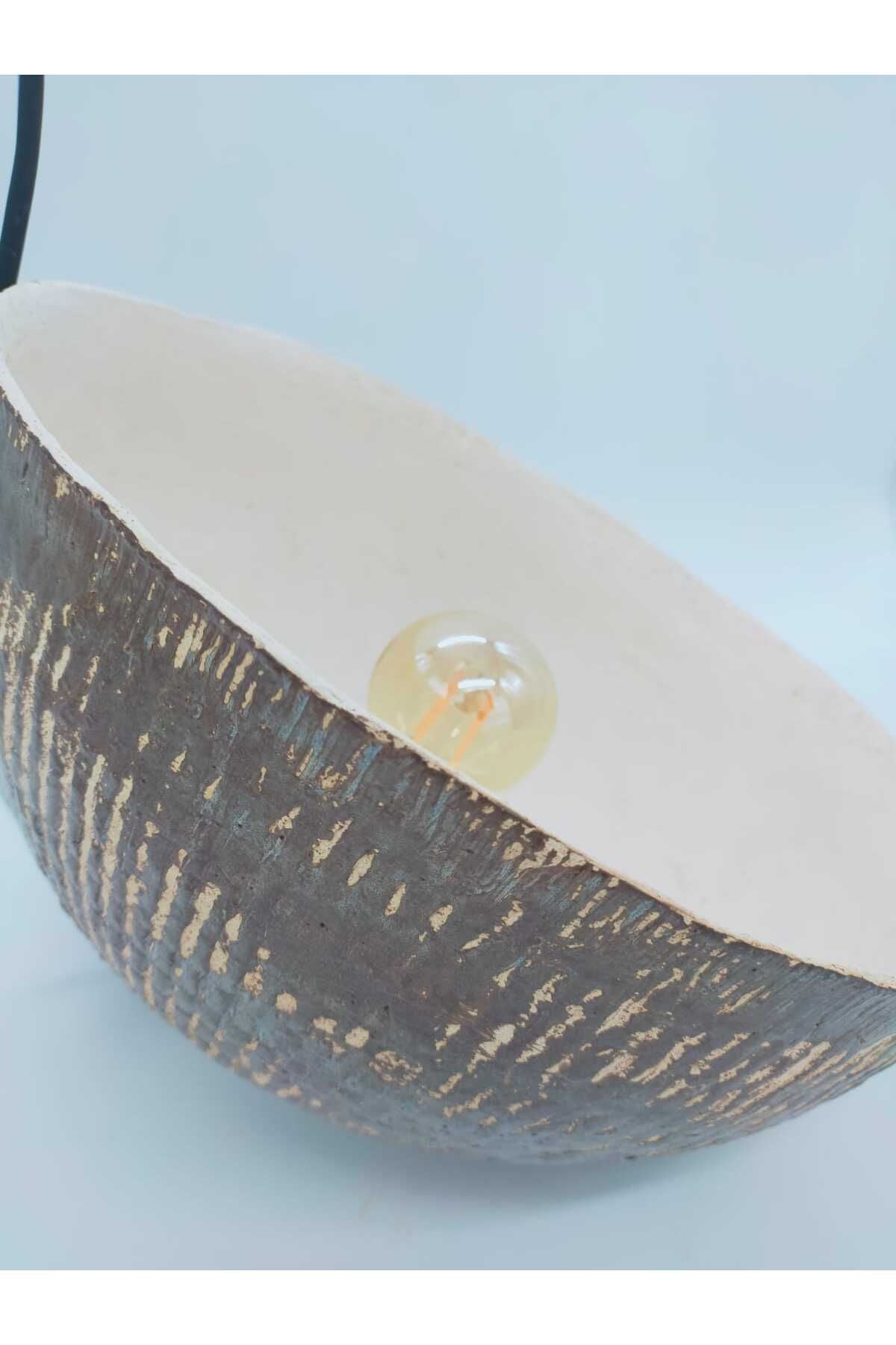 Handmade Ceramic Bowl Chandelier – Natural Elegance and Meaningful Light