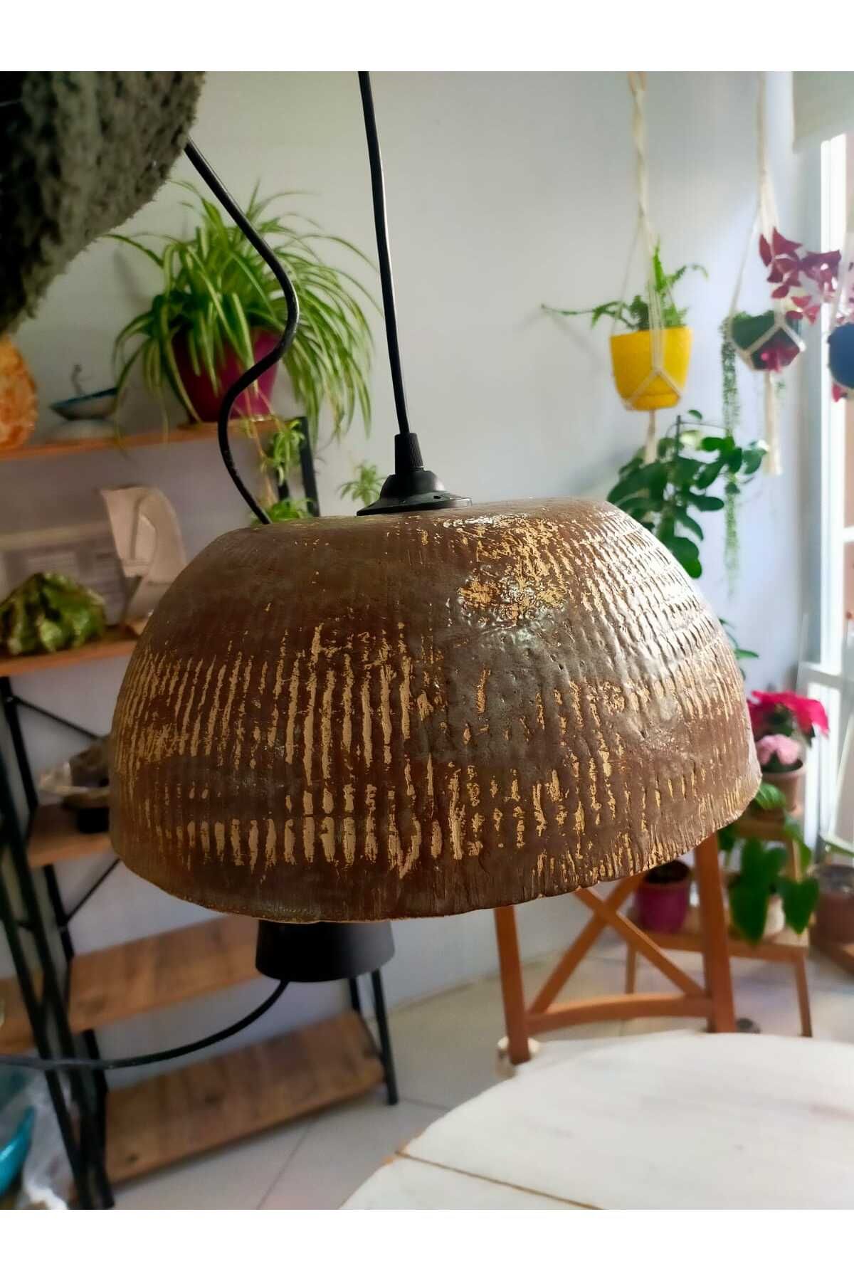 Handmade Ceramic Bowl Chandelier – Natural Elegance and Meaningful Light