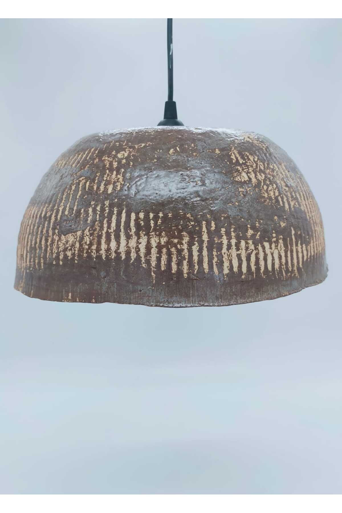 Handmade Ceramic Bowl Chandelier – Natural Elegance and Meaningful Light